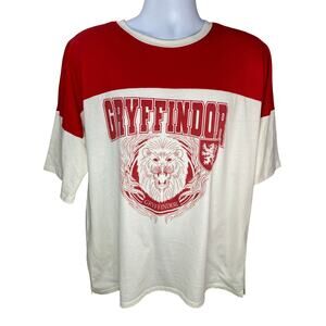 Harry Potter Gryffindor Color Block Varsity T-Shirt Adult Size Large BoxLunch